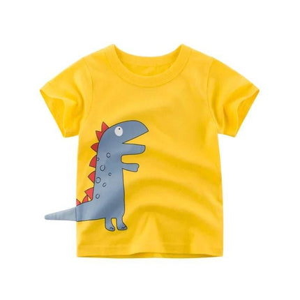 Baby Boy Summer Gator Cartoon Shirt - Shirt - 27kids - Mad Fly Essentials