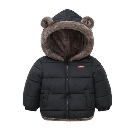 Baby Boy Thick Fleece Hooded Jacket - Jacket - Liakhouskaya - Mad Fly Essentials