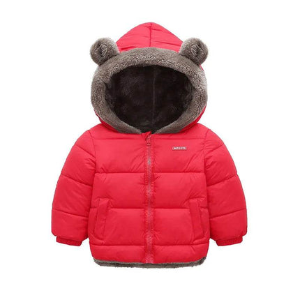 Baby Boy Thick Fleece Hooded Jacket - Jacket - Liakhouskaya - Mad Fly Essentials