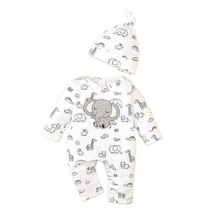 Baby Boys 0 - 6M Long Animal Romper - Baby Romper - Mioglrie - Mad Fly Essentials