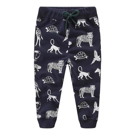 Baby Boys 2 - 7T Animal Sweatpants - Sweatpants - jumping meters - Mad Fly Essentials