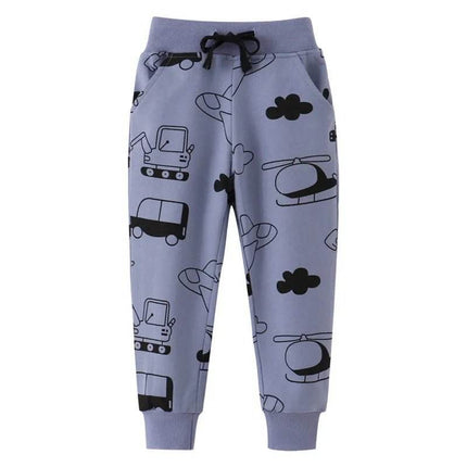 Baby Boys 2 - 7T Animal Sweatpants - Sweatpants - jumping meters - Mad Fly Essentials