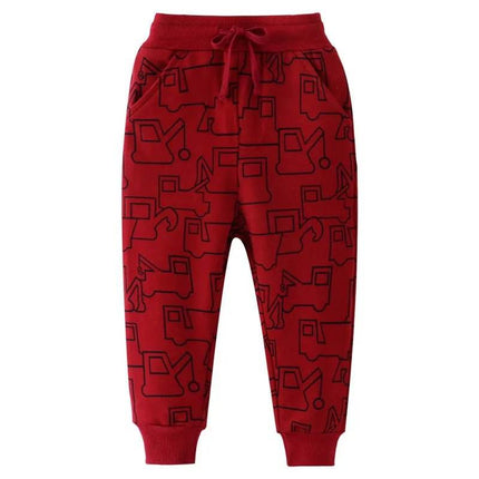 Baby Boys 2 - 7T Animal Sweatpants - Sweatpants - jumping meters - Mad Fly Essentials