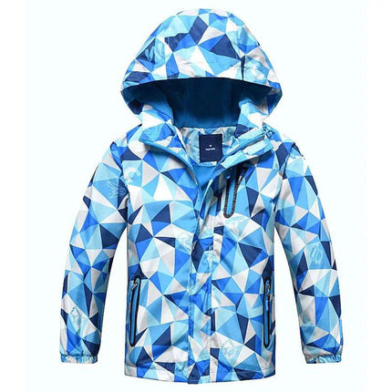 Baby Boys 3 - 12Y Graffiti Waterproof Polar Fleece Jacket - Jacket - SGSKIDS - Mad Fly Essentials