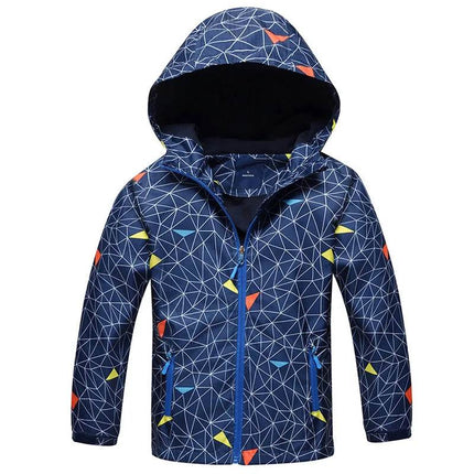 Baby Boys 3 - 12Y Graffiti Waterproof Polar Fleece Jacket - Jacket - SGSKIDS - Mad Fly Essentials