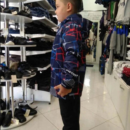 Baby Boys 3 - 12Y Graffiti Waterproof Polar Fleece Jacket - Jacket - SGSKIDS - Mad Fly Essentials