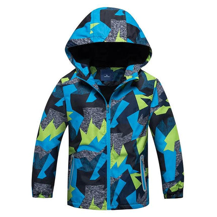 Baby Boys 3 - 12Y Graffiti Waterproof Polar Fleece Jacket - Jacket - SGSKIDS - Mad Fly Essentials