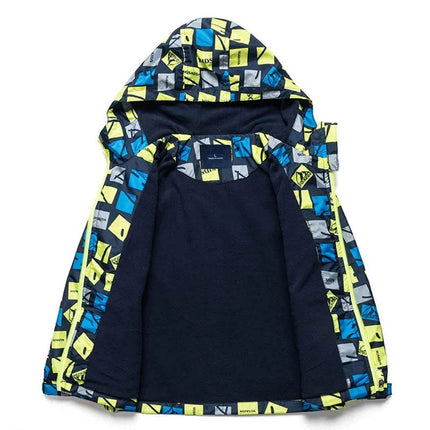 Baby Boys 3 - 12Y Graffiti Waterproof Polar Fleece Jacket - Jacket - SGSKIDS - Mad Fly Essentials