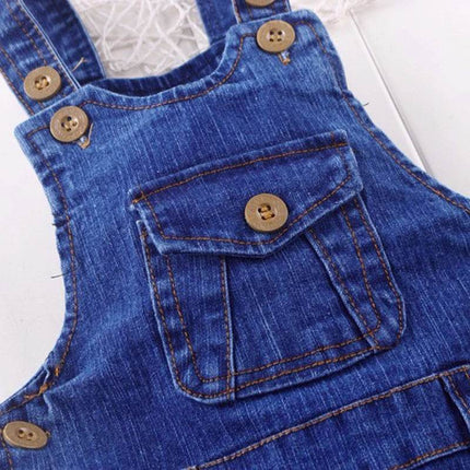 Baby Boys Animal Bear Infant Denim Jumpsuit Clothing Set - Clothing Set - Ienens - Mad Fly Essentials