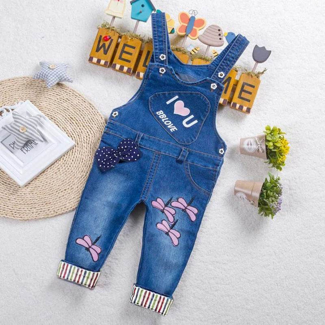Baby Boys Animal Bear Infant Denim Jumpsuit Clothing Set - Clothing Set - Ienens - Mad Fly Essentials