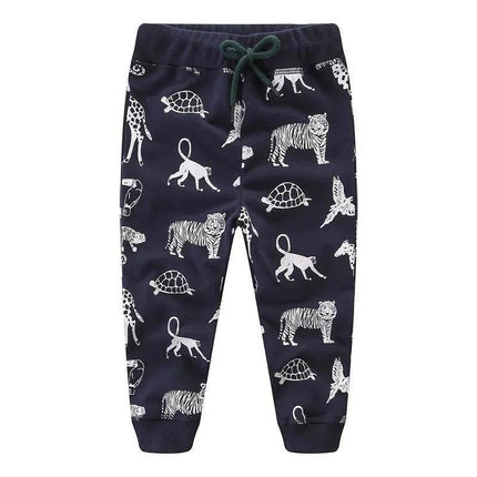Baby Boys Animal Dinosaur Winter Sweatpants - Sweatpants - jumping meters - Mad Fly Essentials