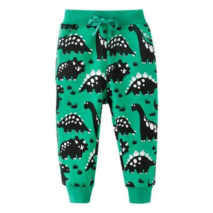 Baby Boys Animal Dinosaur Winter Sweatpants - Sweatpants - jumping meters - Mad Fly Essentials