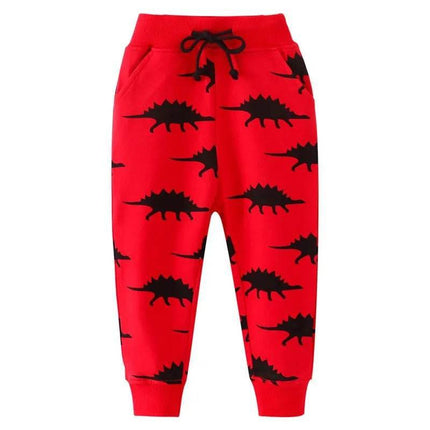 Baby Boys Animal Dinosaur Winter Sweatpants - Sweatpants - jumping meters - Mad Fly Essentials