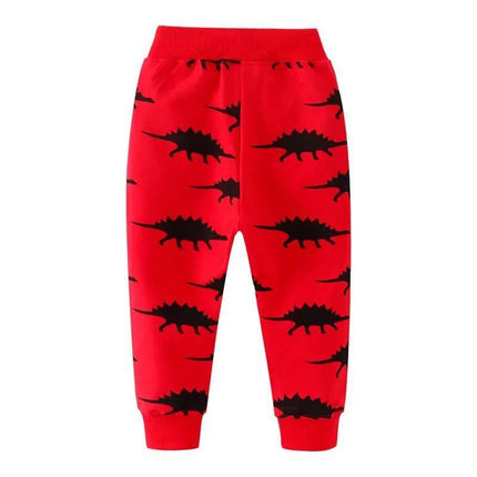 Baby Boys Animal Dinosaur Winter Sweatpants - Sweatpants - jumping meters - Mad Fly Essentials