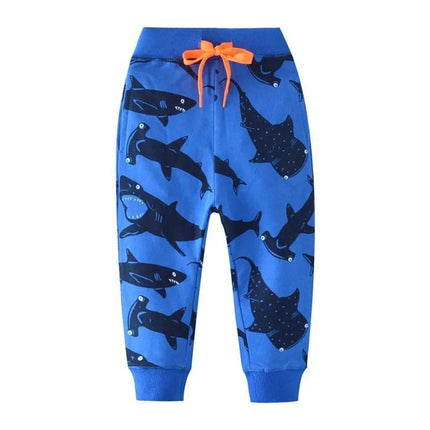 Baby Boys Animal Dinosaur Winter Sweatpants - Sweatpants - jumping meters - Mad Fly Essentials