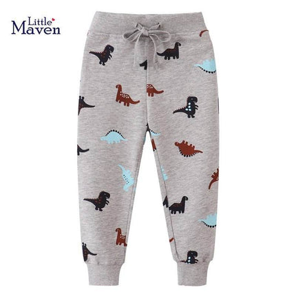 Baby Boys Cartoon Dinosaur Sweatpants - Sweatpants - Bumeex - Mad Fly Essentials