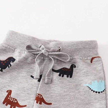 Baby Boys Cartoon Dinosaur Sweatpants - Sweatpants - Bumeex - Mad Fly Essentials