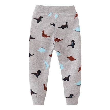 Baby Boys Cartoon Dinosaur Sweatpants - Sweatpants - Bumeex - Mad Fly Essentials