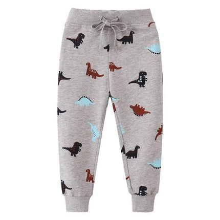 Baby Boys Cartoon Dinosaur Sweatpants - Sweatpants - Bumeex - Mad Fly Essentials