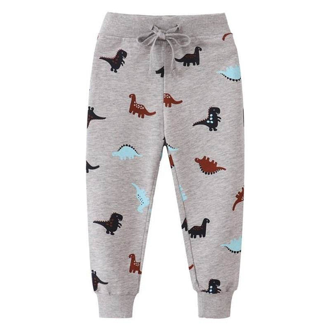Baby Boys Cartoon Dinosaur Sweatpants - Sweatpants - Bumeex - Mad Fly Essentials