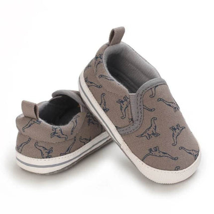 Baby Boys Casual Dinosaur Canvas Shoes - Mad Fly Essentials