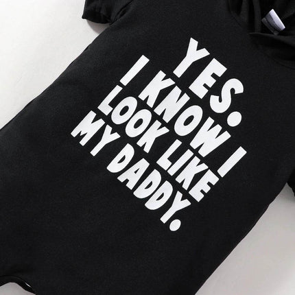 Baby Boys Casual Look Like Daddy Romper - Baby Romper - Mioglrie - Mad Fly Essentials