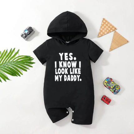 Baby Boys Casual Look Like Daddy Romper - Baby Romper - Mioglrie - Mad Fly Essentials