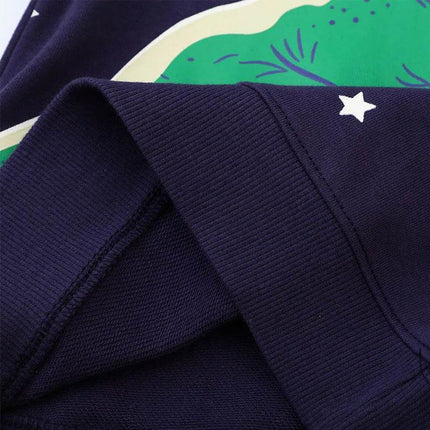 Baby Boys Luminous Dinosaur Pullover Sweater - Sweater - ALEXUS WHITE - Mad Fly Essentials