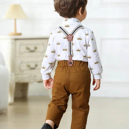 Baby Boys Newborn Prince Outfit Costume Set - Costume Set - campure - Mad Fly Essentials