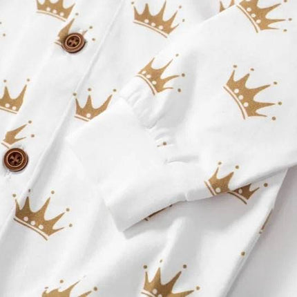 Baby Boys Newborn Prince Outfit Costume Set - Costume Set - campure - Mad Fly Essentials