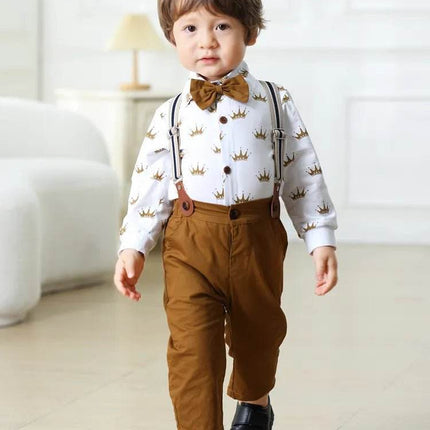 Baby Boys Newborn Prince Outfit Costume Set - Costume Set - campure - Mad Fly Essentials