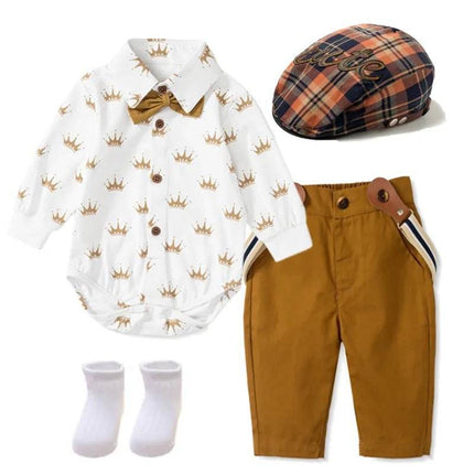 Baby Boys Newborn Prince Outfit Costume Set - Costume Set - campure - Mad Fly Essentials