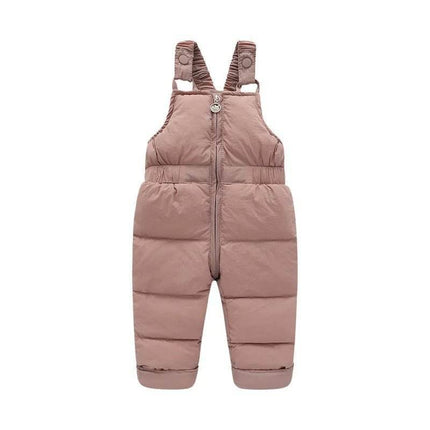 Baby Boys Overalls Winter Down Solid Ski Pants Fitness Essentials - Fitness Essentials - Fitness Essentials - Mad Fly Essentials