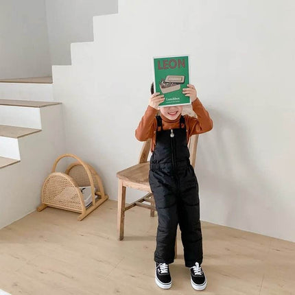 Baby Boys Overalls Winter Down Solid Ski Pants Fitness Essentials - Fitness Essentials - Fitness Essentials - Mad Fly Essentials