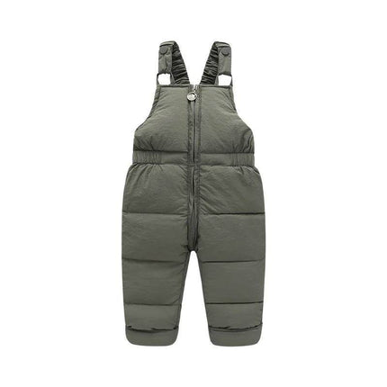 Baby Boys Overalls Winter Down Solid Ski Pants Fitness Essentials - Fitness Essentials - Fitness Essentials - Mad Fly Essentials