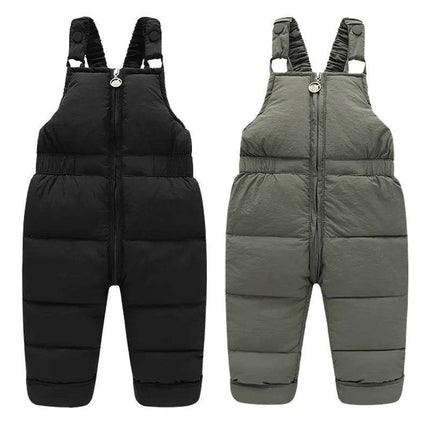 Baby Boys Overalls Winter Down Solid Ski Pants Fitness Essentials - Fitness Essentials - Fitness Essentials - Mad Fly Essentials