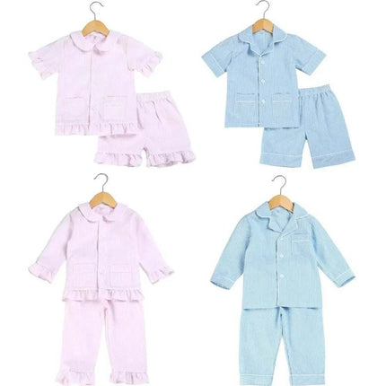 Baby Boys Solid Cotton Summer Pajamas - Mad Fly Essentials