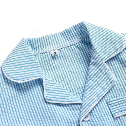 Baby Boys Solid Cotton Summer Pajama Set - Pajama Set - Chivry - Mad Fly Essentials