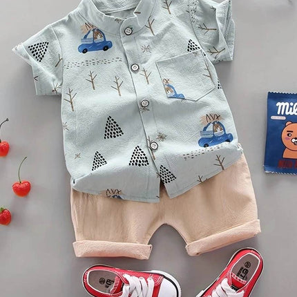 Baby Boys Summer Bear Clothing Set - Clothing Set - Kidswant - Mad Fly Essentials