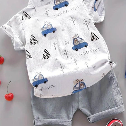 Baby Boys Summer Bear Clothing Set - Clothing Set - Kidswant - Mad Fly Essentials