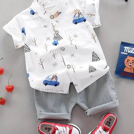 Baby Boys Summer Bear Clothing Set - Mad Fly Essentials