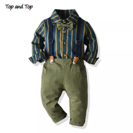 Baby Boys Summer Formal Tie Gentleman Outfit - Gentleman Outfit - Top and top - Mad Fly Essentials