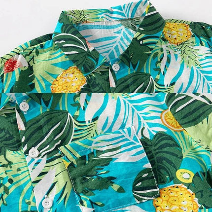 Baby Boys Summer Hawaiian Beach Birthday Party Shirt - Shirt - Beach Fellow - Mad Fly Essentials