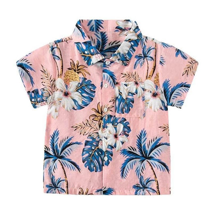 Baby Boys Summer Hawaiian Beach Birthday Party Shirt - Shirt - Beach Fellow - Mad Fly Essentials