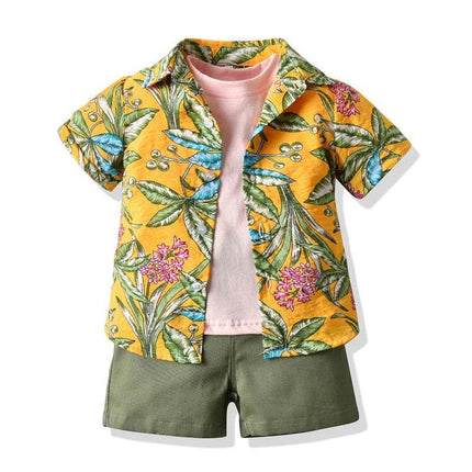 Baby Boys Tropical Paradise Floral Clothing Set - Clothing Set - Top and top - Mad Fly Essentials