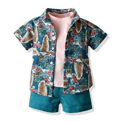 Baby Boys Tropical Paradise Floral Clothing Set - Clothing Set - Top and top - Mad Fly Essentials