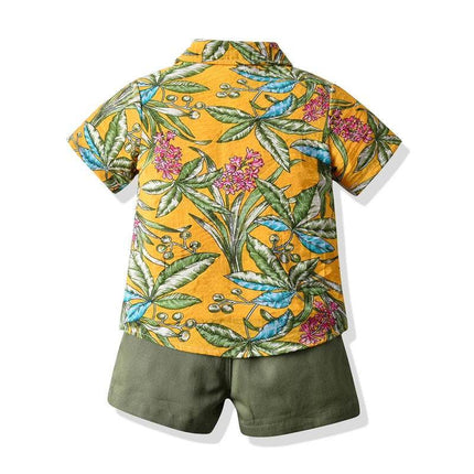 Baby Boys Tropical Paradise Floral Clothing Set - Clothing Set - Top and top - Mad Fly Essentials