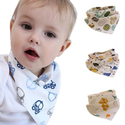 Animal Triangular Bib Baby Essentials - Mad Fly Essentials