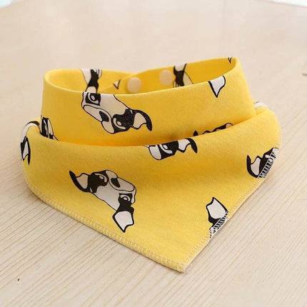 Cartoon Animal Triangular Burp Cloths Bib Baby Essentials - Baby Essentials - Baby Essentials - Mad Fly Essentials