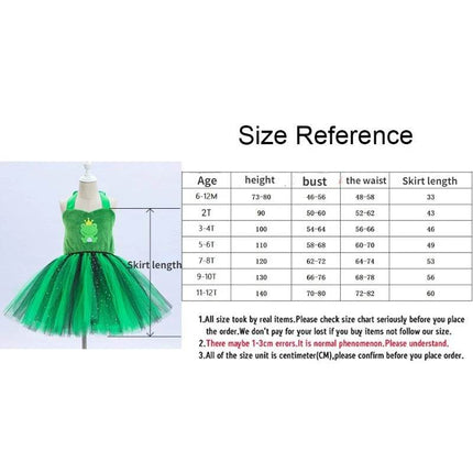 Baby Frog Tulle Tutu Girl Costume Dress - Mad Fly Essentials